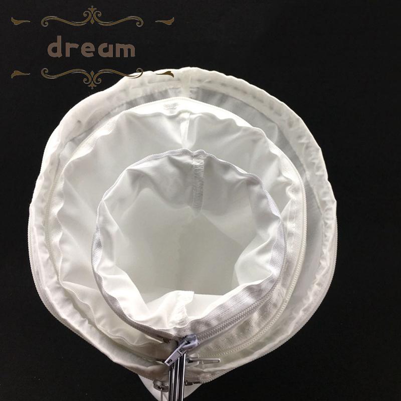 【DREAMLIFE】White Reusable Cloth Filter Milk Coffee Juices Cheesecloth Mesh Strainer Bag