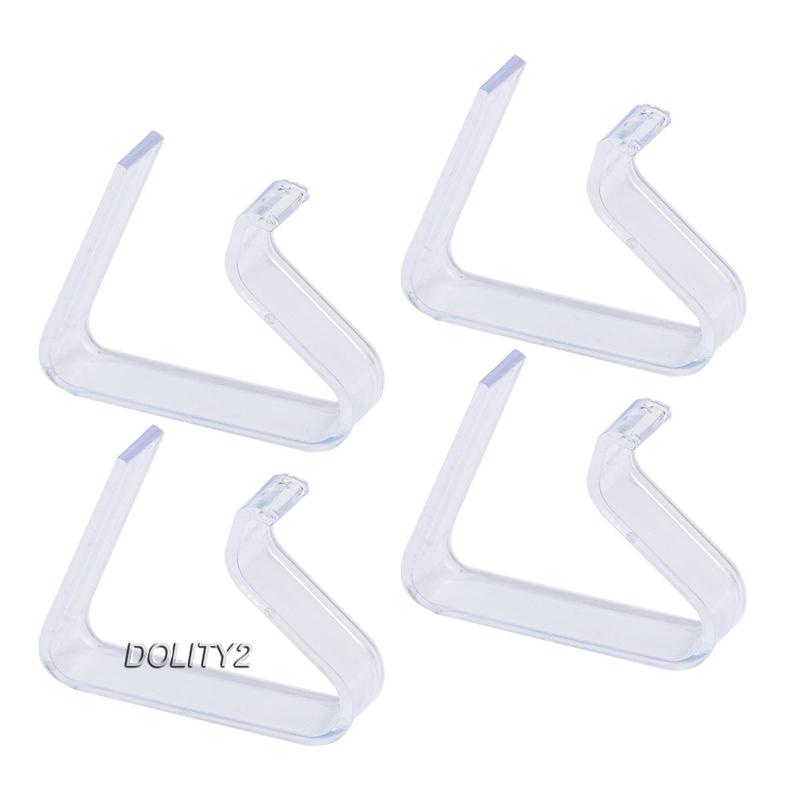 [Dolity2] 4 Kẹp Giữ Khăn Trải Bàn Lớn Cho Nhà Hàng / Tiệc Cưới / Giáng Sinh