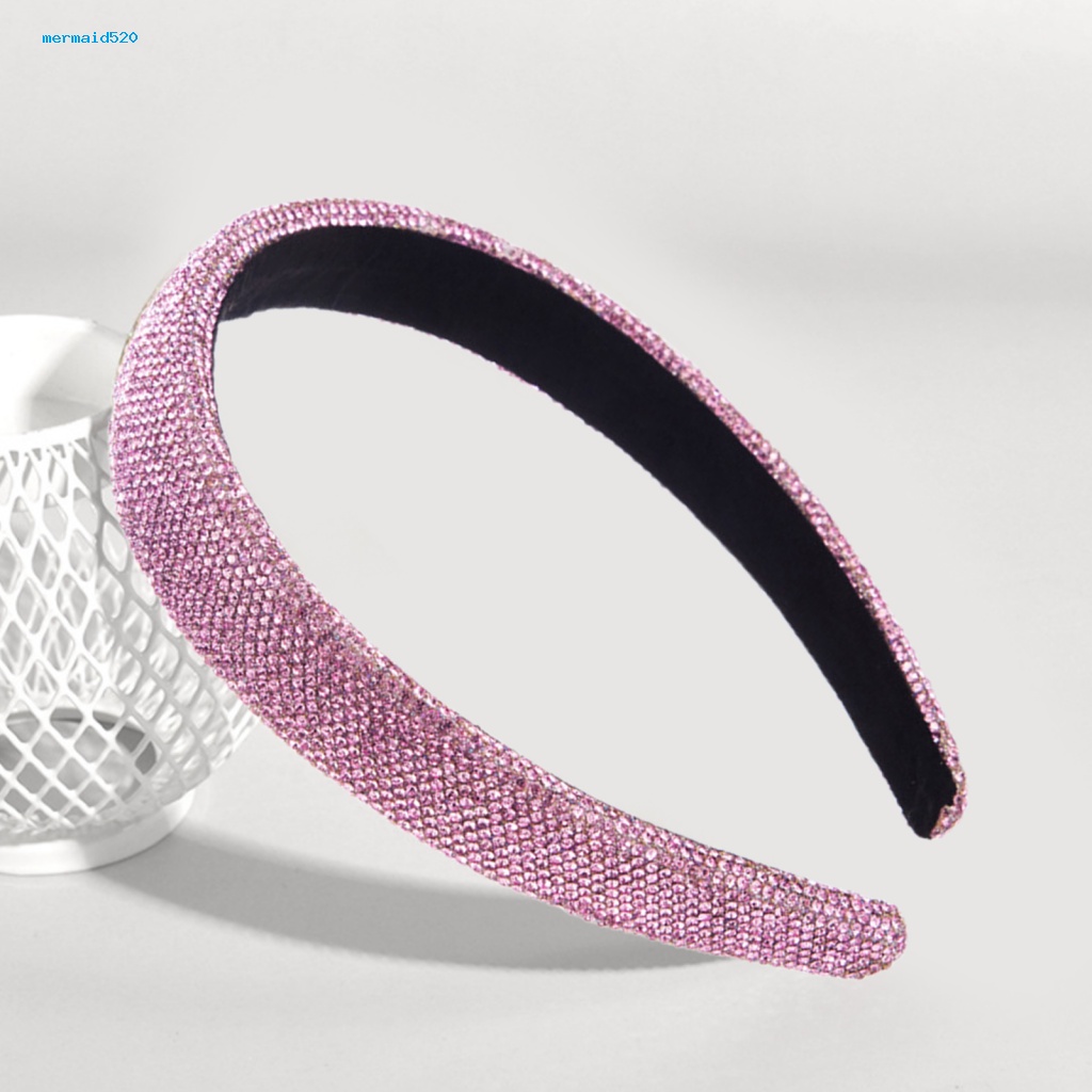 Băng Đô Cài Tóc Co Giãn Màu Cầu Vồng Thời Trang