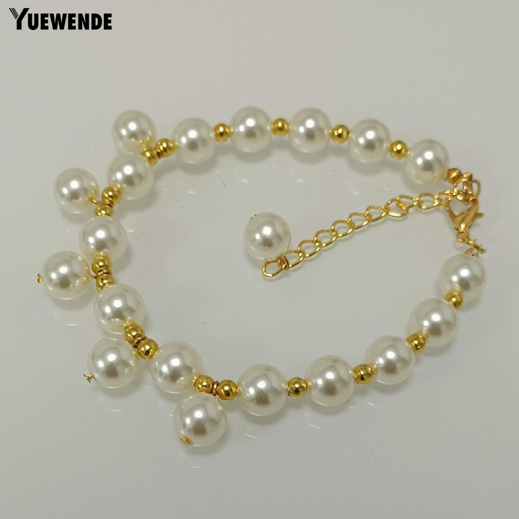 Vòng Cổ Ngọc Trai Bằng Nhựa Không Phai Màu Cho Thú Cưng