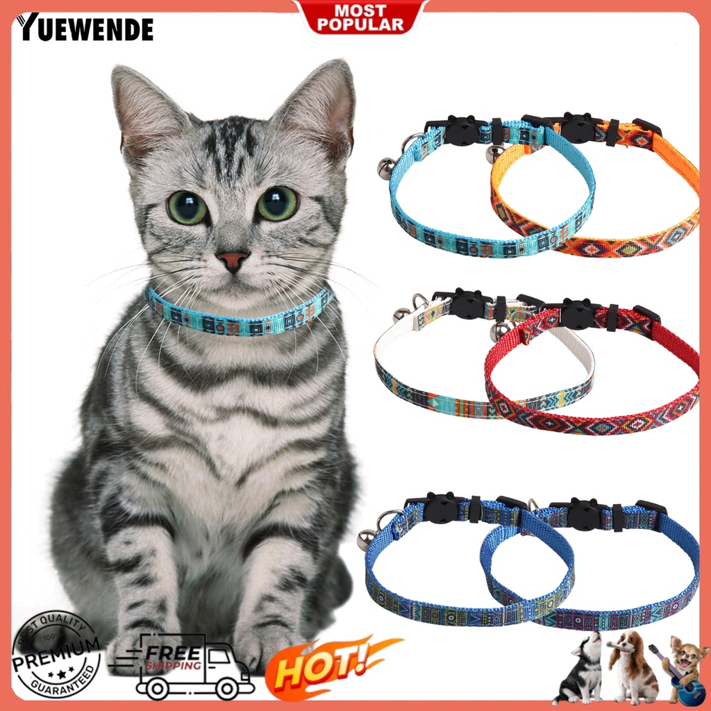 Yq.e Vòng Cổ Bằng Polyester Chống Mài Mòn Chống Mài Mòn In Họa Tiết Sáng Tạo Làm Phụ Kiện Chụp Ảnh Cho Thú Cưng