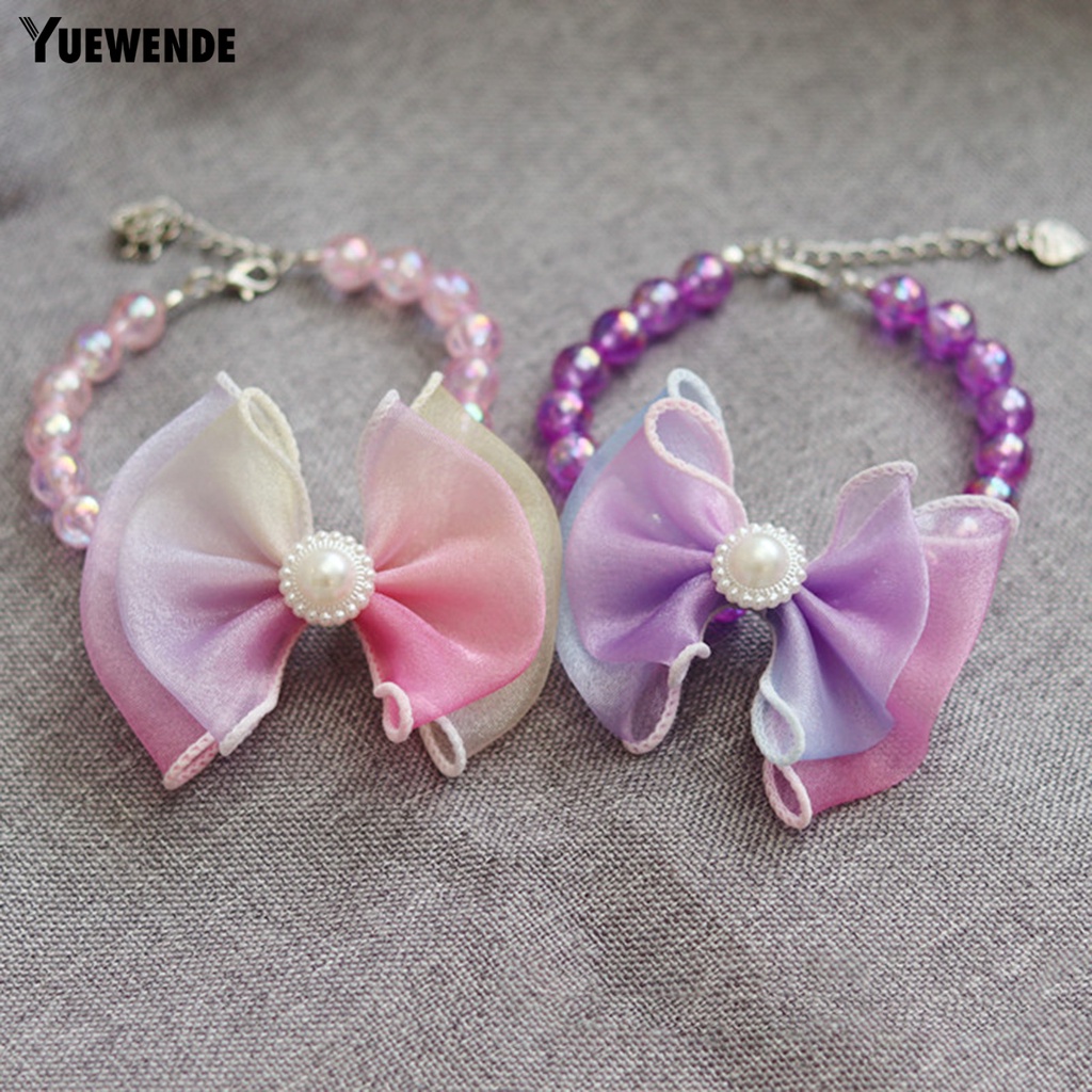 Vòng Cổ Thắt Nơ Xinh Xắn Cho Thú Cưng