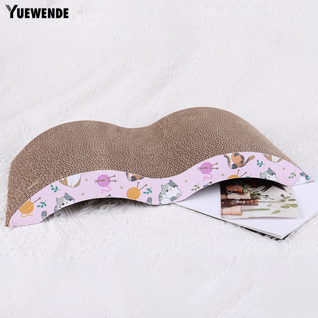 Yq.e Bảng Cào Móng Dày Dặn In Nhiều Kiểu Dáng Đáng Yêu Chống Liếm Vết Nứt Cho Mèo Cưng
