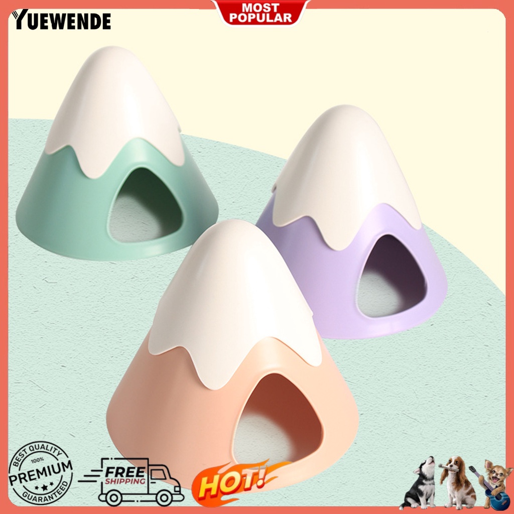 Yq.e Tổ Ổ Cứu Hộ Bằng ABS Hình Núi Tuyết Không Gian Có Thể Tháo Rời Giảm Căng Thẳng Cho Hamster / Hamster / Sóc / Chuộ