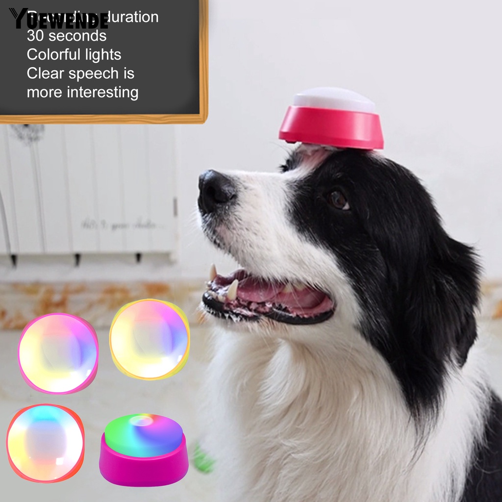 Yq.e Hộp Âm Thanh Đồ Chơi Tương Tác Với Thú Cưng Có Nút Nhấn