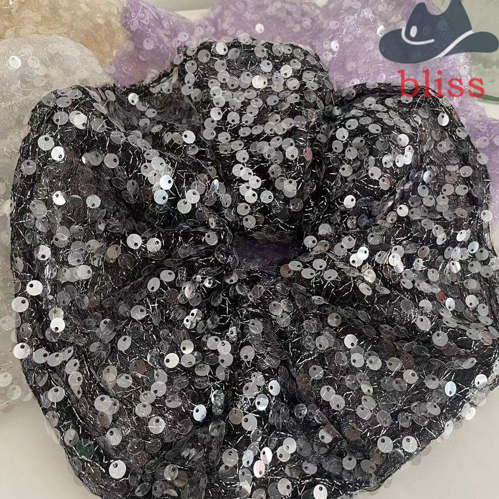 Dây Buộc Tóc Vải Lưới Lấp Lánh Phong Cách Hàn Quốc Cho Nữ