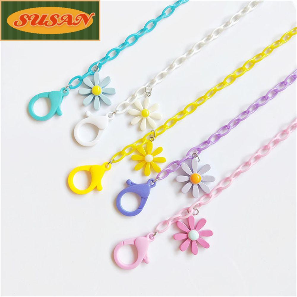 Dây Đeo Cổ Unisex In Hoa Màu Cầu Vồng Thời Trang