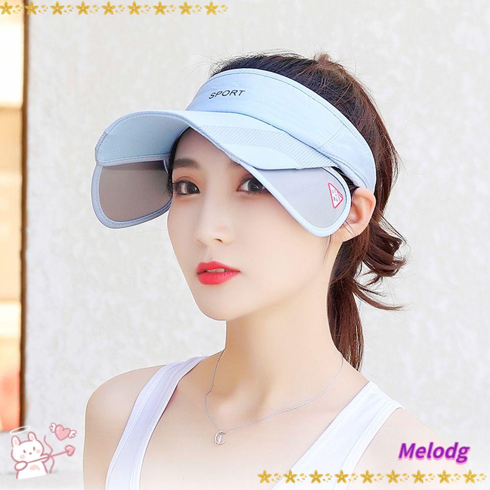 MELODG Mũ Lưỡi Trai Hở Chóp Chống Nắng Thời Trang Thể Thao Mùa Hè