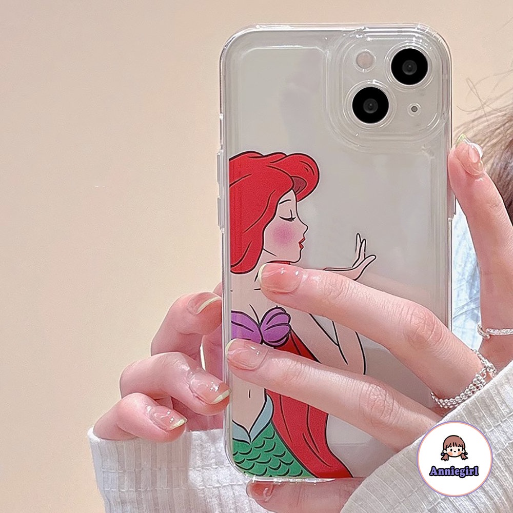 Ốp Điện Thoại TPU Mềm In Hình Công Chúa Ariel Cho IPhone 11 14 Pro Max 13 Pro Max 12 IPhone X XS XR 7 8 Plus