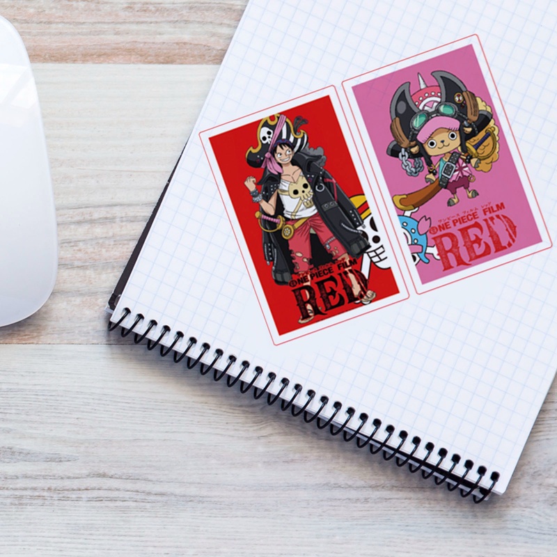 Hộp 30 Tấm Thẻ Hình Các Thành Viên Nhóm Nhạc ONE PIECE