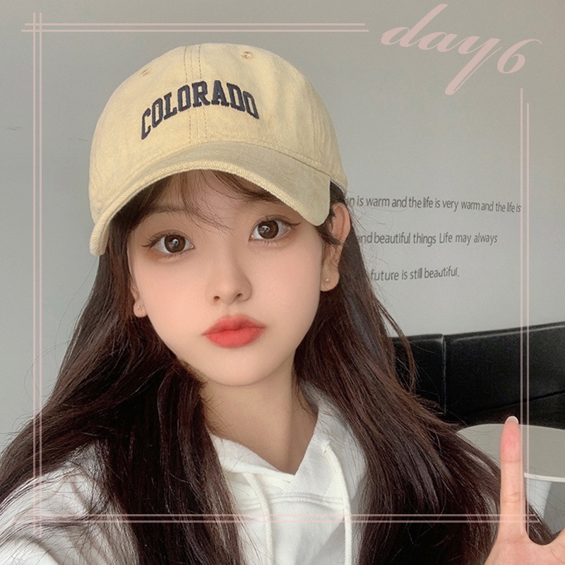 Mũ Lưỡi Trai Mềm Chống Nắng In Chữ Thời Trang Cho Nữ