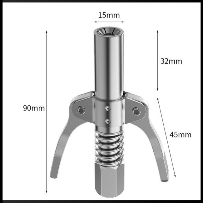 Đầu Súng Bắn Mỡ 10000 Psi Áp Suất Cao 1 / 8 &quot;NPT