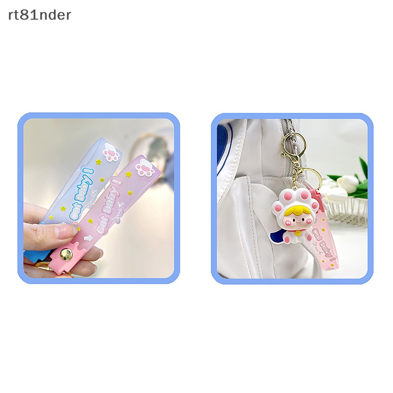 Rt Móc Khóa Hình Mèo Hoạt Hình Dễ Thương