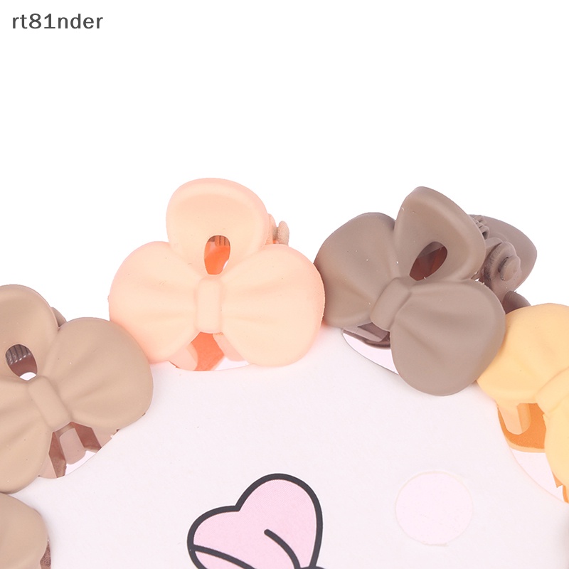 Rt Set 10 Kẹp Tóc Càng Cua Hình Ngôi Sao / Bướm Màu Kẹo Dễ Thương Cho Bé Gái