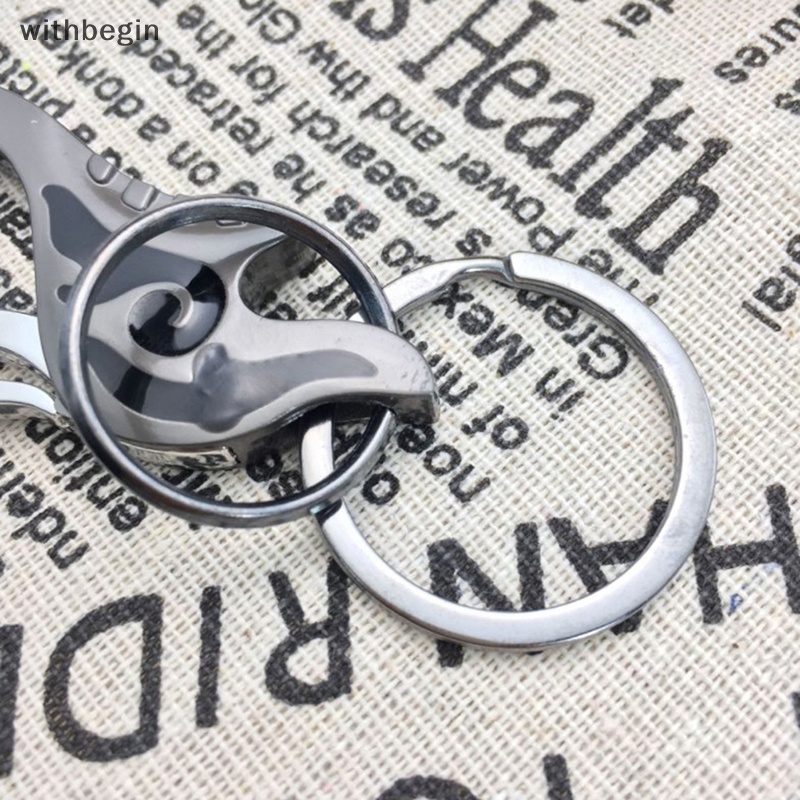 Móc Khóa Kim Loại Tráng Men Hình Ngọn Lửa Đơn Giản Độc Đáo K360 n