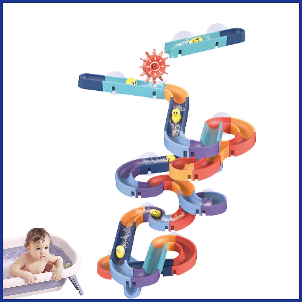 Đồ Chơi Đường Ray Trượt Nước Vui Nhộn Cho Bé Tắm