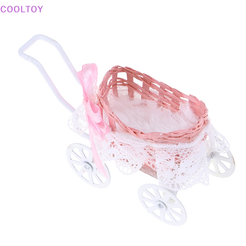 Cooltoy 1 Mô Hình Xe Đẩy Em Bé Mini Tỉ Lệ 1: 12 Trang Trí Nhà Búp Bê
