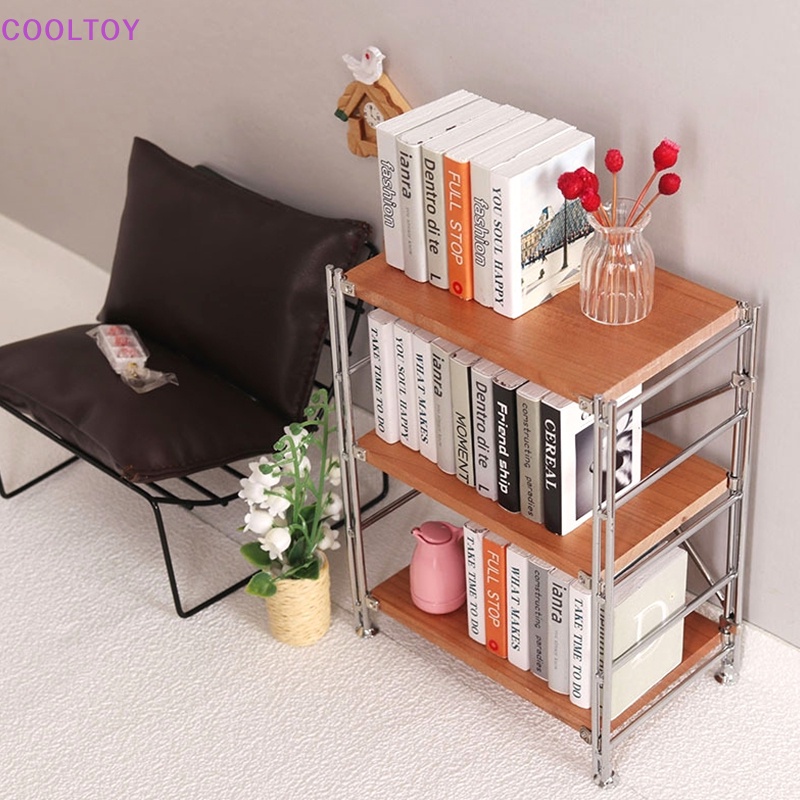 Kệ Đứng Đựng Sách Dùng Trang Trí Nhà Búp Bê Tỉ Lệ 1: 12