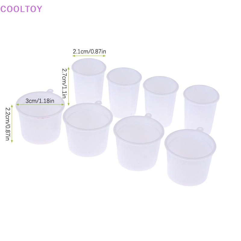 Set 4 Ly Uống Nước Mini Tỉ Lệ 1: 6 Dùng Để Trang Trí Nhà Búp Bê