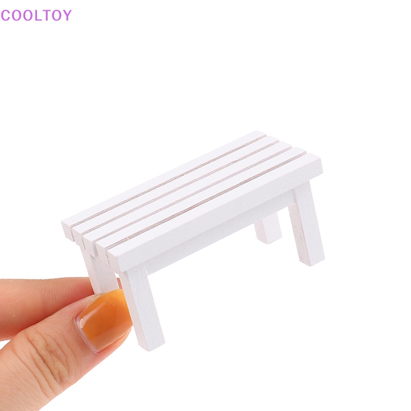 Cooltoy 1 Mô Hình Ghế Dài Mini Trang Trí Nhà Búp Bê DIY