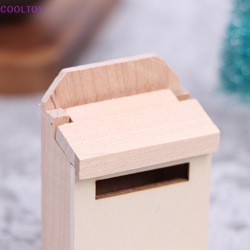 Hộp Thư Gỗ Mini Tỷ Lệ 1: 12 Dùng Trang Trí Nhà Búp Bê DIY
