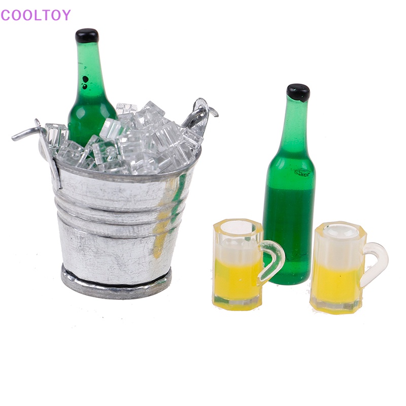 Cooltoy set Mô Hình Lon Bia Mini Tỉ Lệ 1: 12 Trang Trí Nhà Búp Bê