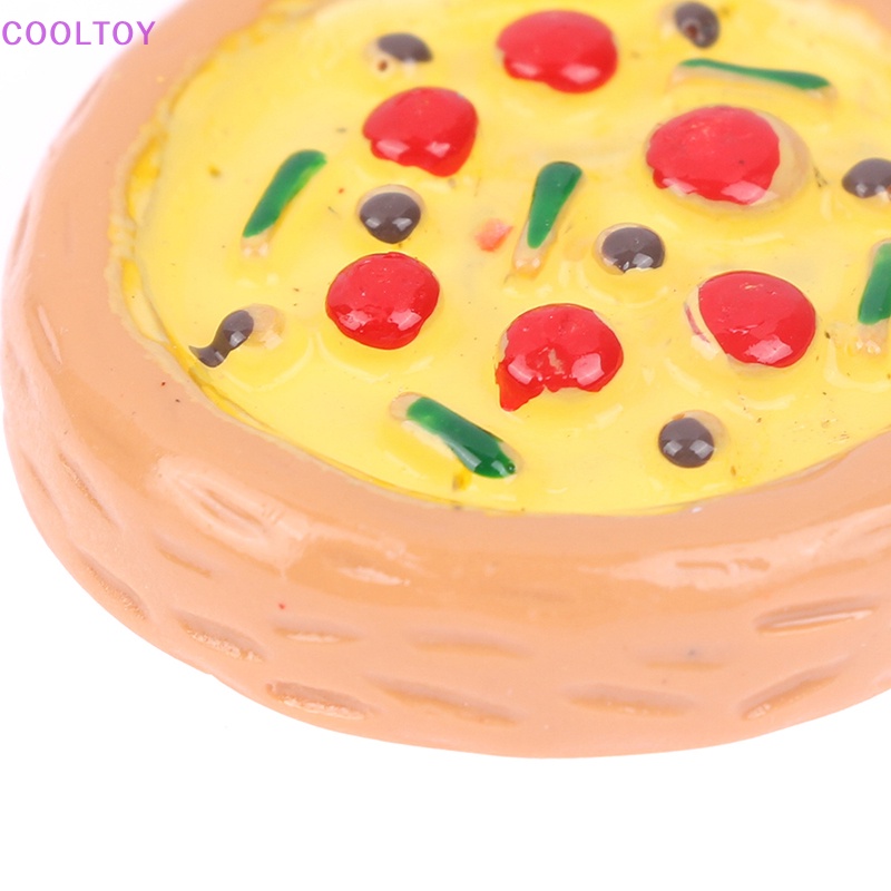 1 Đồ trang trí Bánh Pizza Mini Tỉ Lệ 1: 12 Trang Trí Nhà Búp Bê