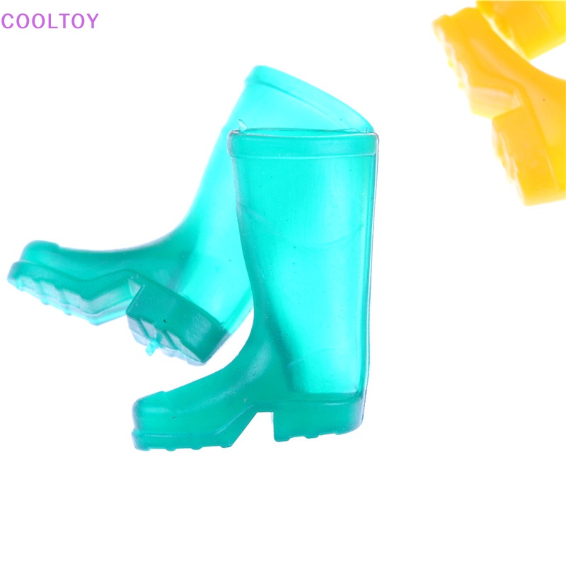 1 Đôi Bốt Cao Su Đi Mưa Mini Tỉ Lệ 1 / 12 Trang Trí Nhà Búp Bê