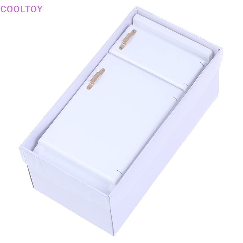 Cooltoy Tủ Lạnh Đồ Chơi Mini Tỉ Lệ 1: 12 Trang Trí Nhà Búp Bê