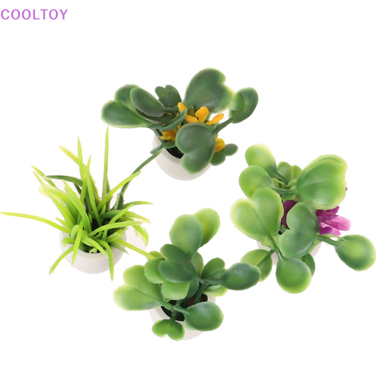 Cây Cảnh Giả Trang Trí Nhà Búp Bê Tỉ Lệ 1: 12