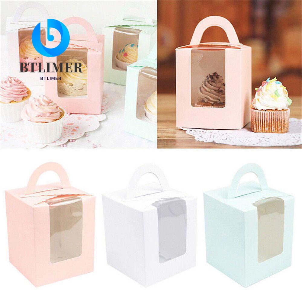 Hộp Đựng Bánh Cupcake Kèm Giá Đỡ Tiện Dụng