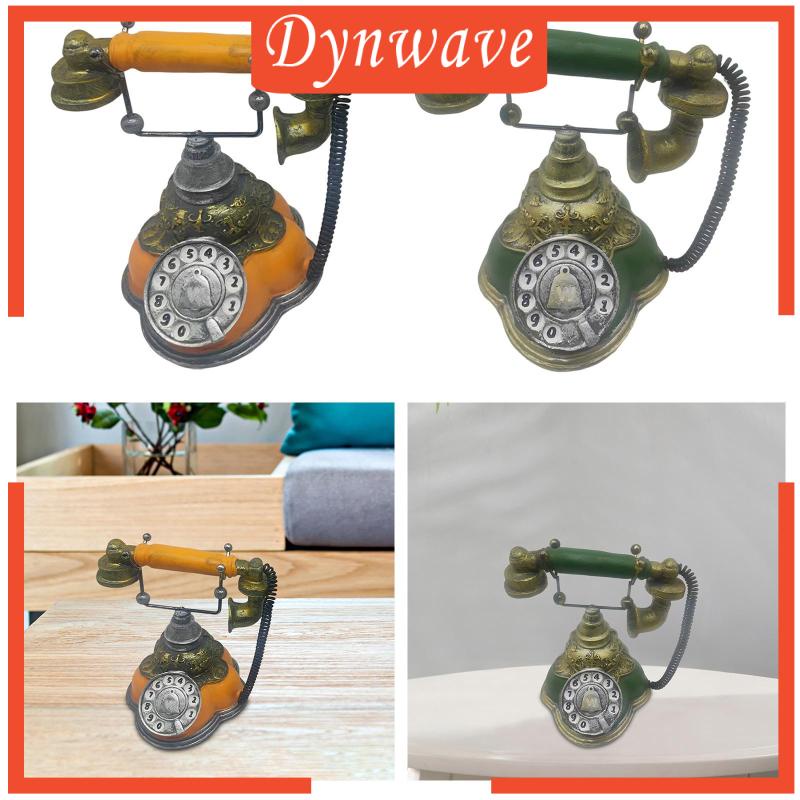 [Dynwave] Mô Hình Điện Thoại Xoay Thời Trang Châu Âu Trưng Bày Cửa Sổ Nhà Ở