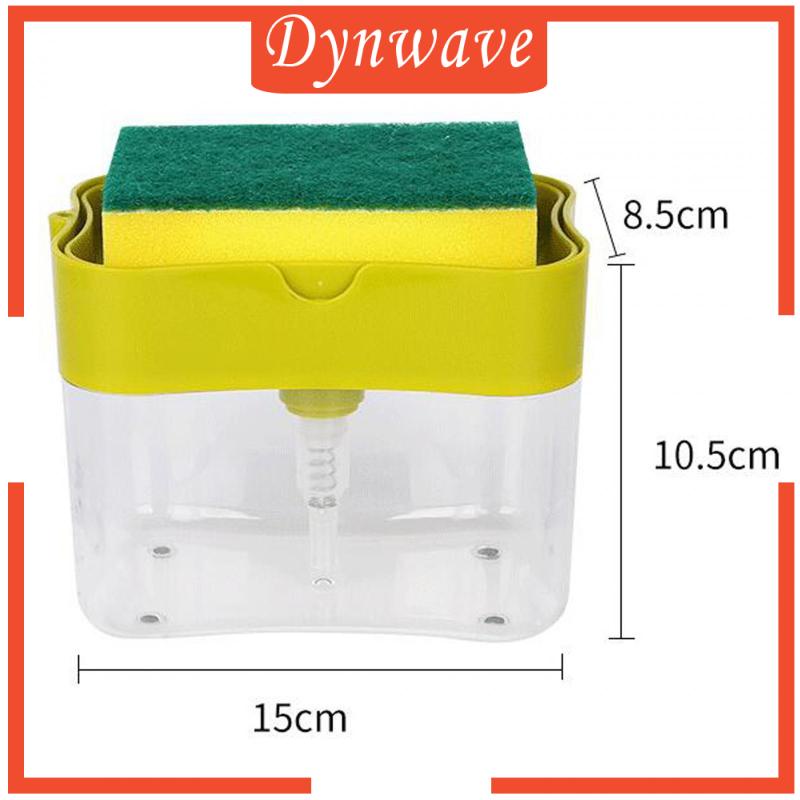 Bình Đựng Xà Phòng Dạng Lỏng Kèm Giá Đỡ Bọt Biển Tiện Dụng Cho Nhà Bếp