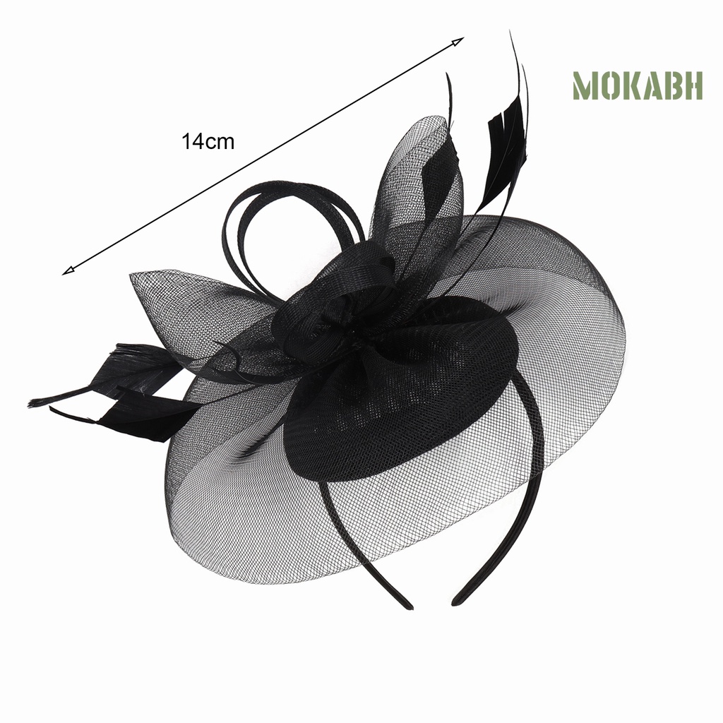 [Mokabh] Cài Tóc Đính Nơ Nhiều Màu Sắc Bắt Mắt Ngọt Ngào Phù Hợp Với Đám Cưới Cho Nữ