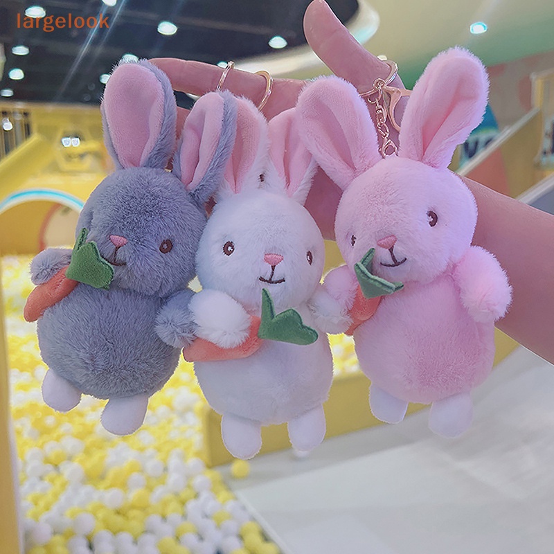 1 Móc Khóa Thỏ Nhồi Bông Dễ Thương