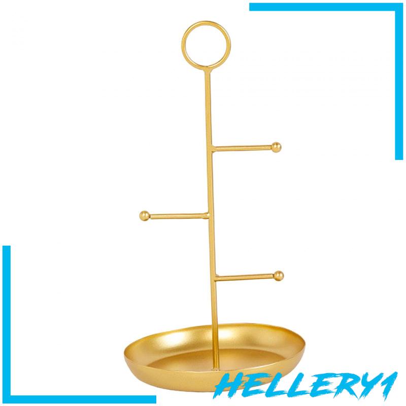 Giá Đỡ Trưng Bày Trang Sức Bằng Kim Loại Kèm Khay Đa Năng Hellery1]