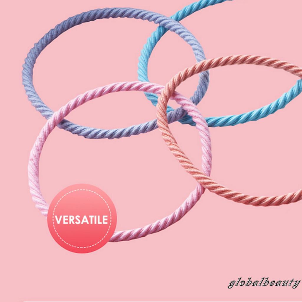 Dây Buộc Tóc Co Giãn Màu Sắc Thời Trang Cho Nữ