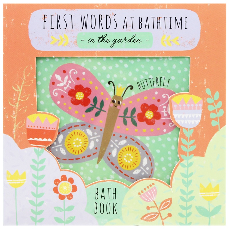 Bath Book In A Box - First Words At Bathtime In The Garden