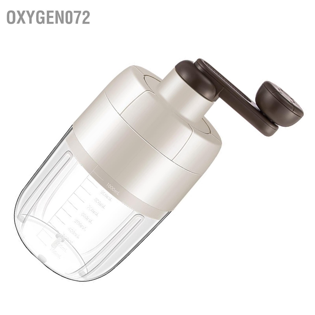Máy Bào Đá Mini, Máy Xay Đá Tuyết - Nhỏ Bằng Tay Nghiền Cho Hộ Gia Đình - Oxygen072