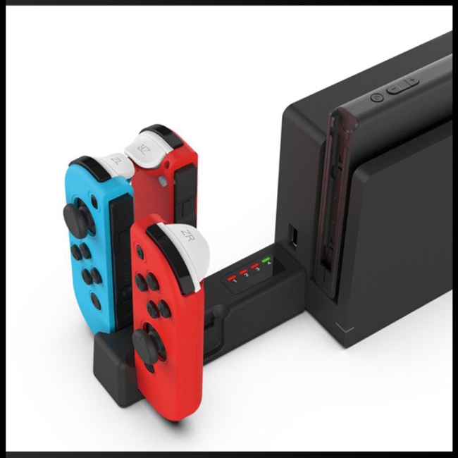 Đế Sạc Không Dây Mini Usb 4 Cổng Tương Thích Với Ns Switch Joycon Left