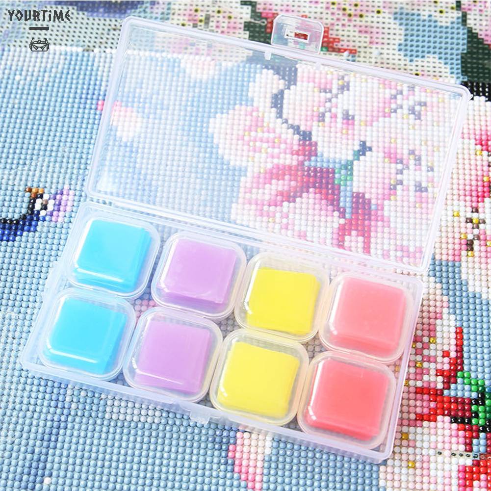 Bộ Tranh Đính Đá 5D Họa Tiết Đất Sét Độc Đáo DIY Dùng Trang Trí Nhà Cửa