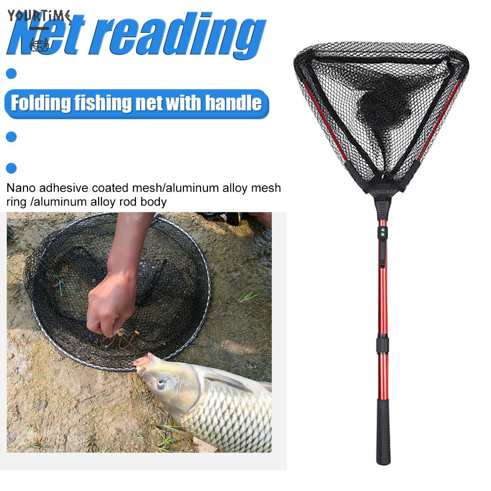 Lưới Đánh Bắt Cá Hình Tam Giác Gọn Nhẹ Có Thể Gấp Gọn Tiện Dụng