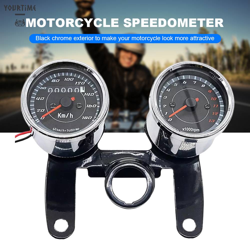 Đồng Hồ Đo Tốc Độ Thông Minh RPM 13000 RPM 12V Màn Hình LCD Dành Cho Xe Máy
