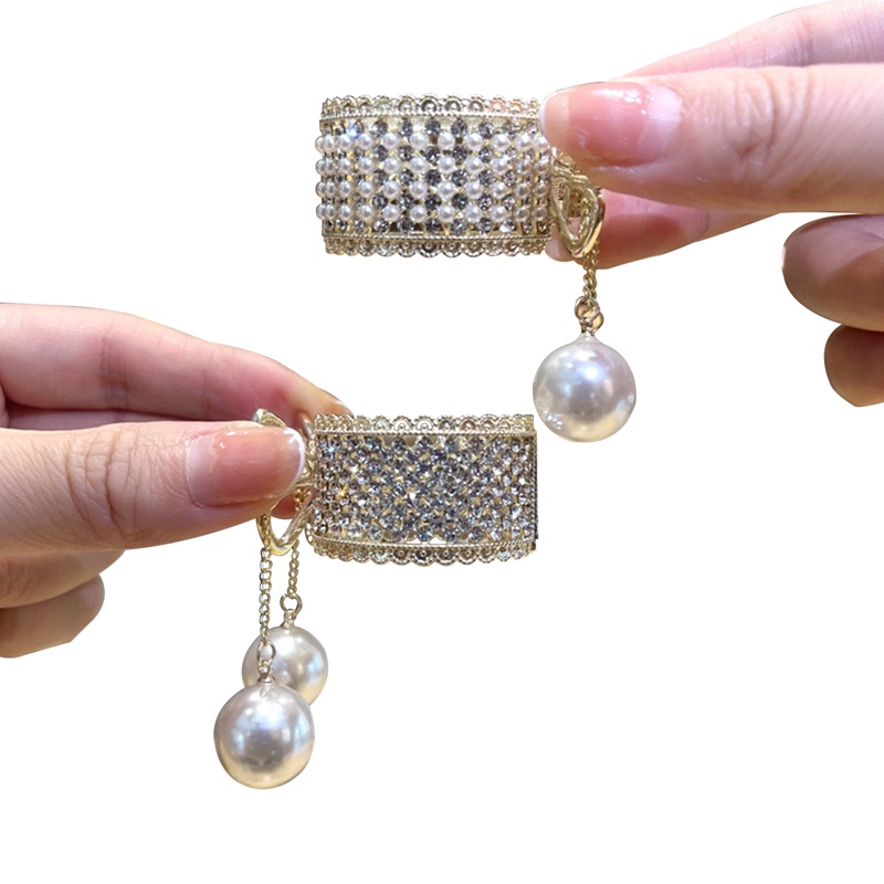 Kẹp Tóc Đính Đá Và Ngọc Trai Thời Trang Mới Cho Nữ