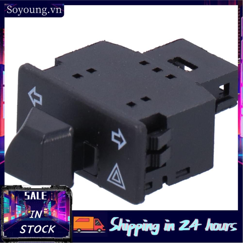 Soyoung Switch Control Motorcycle Handlebar 34mm Universal Modification Black ABS Emergency Button