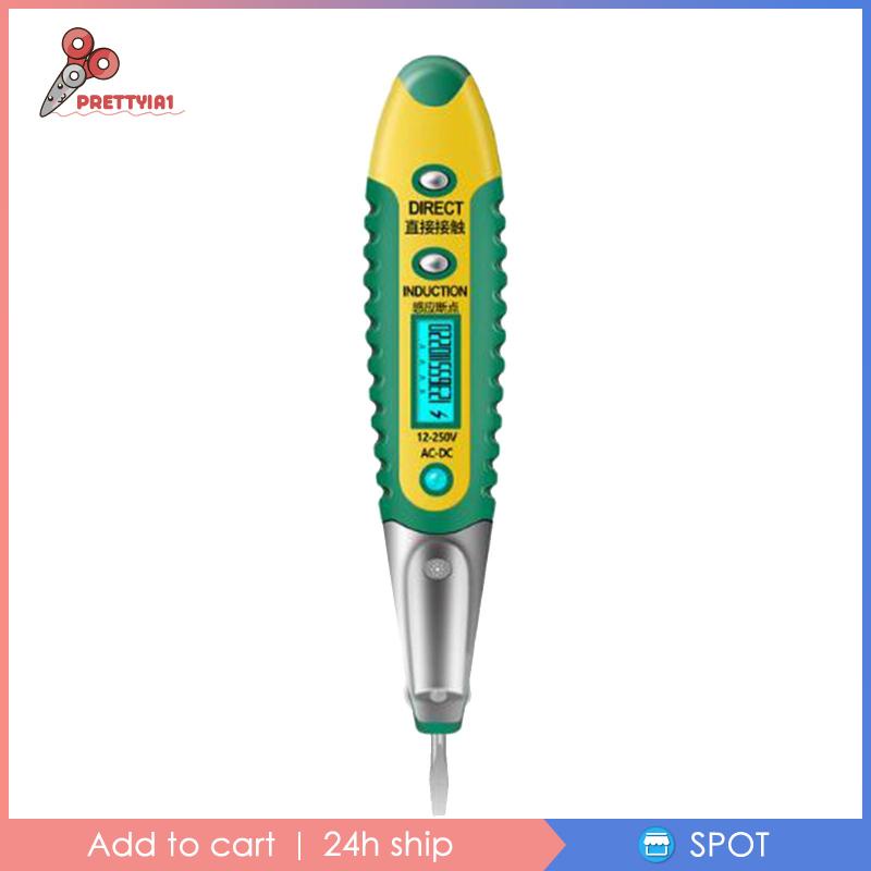 Bút Thử Điện Cảm Ứng Điện Áp 12V-250V Prettyia1