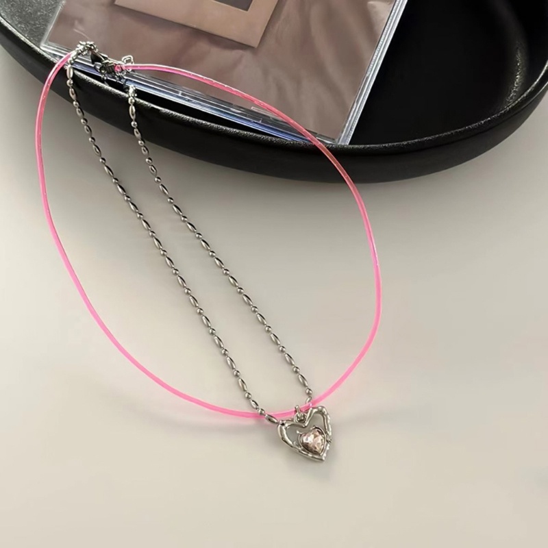 Flgo Dây Chuyền Hai Lớp Xương Quai Xanh Tuyệt Vời Cho Thanh Thiếu Niên Y2K Mặc Hàng Ngày