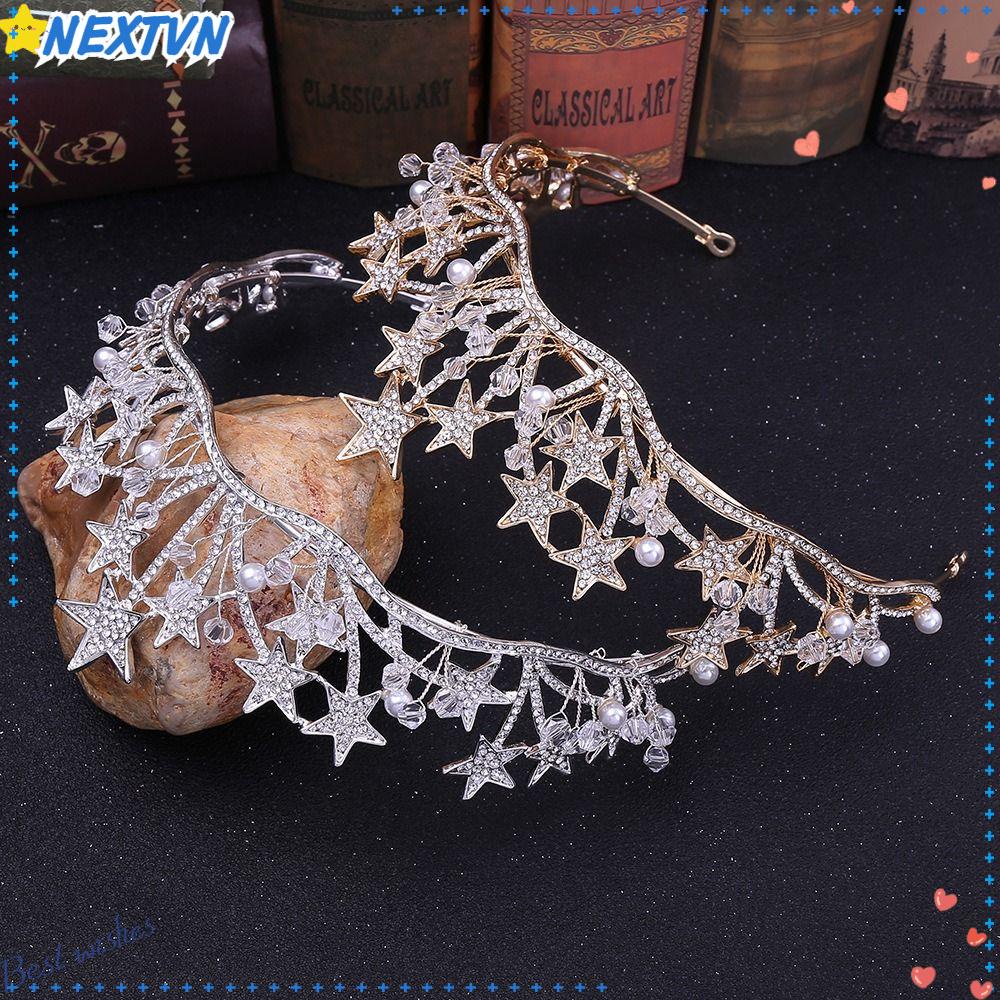 Đèn Ngủ Hình Ngôi Sao Xinh Xắn Dành Cho Nữ|Vương Miện Cài Tóc Cô Dâu Đính Đá Sang Trọng