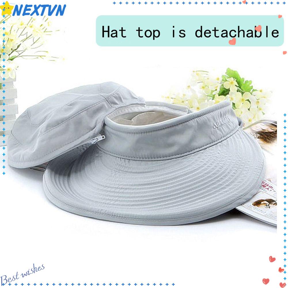 Mũ Chống Nắng Hở Chóp Đính Nơ Thời Trang Đi Biển Mùa Hè