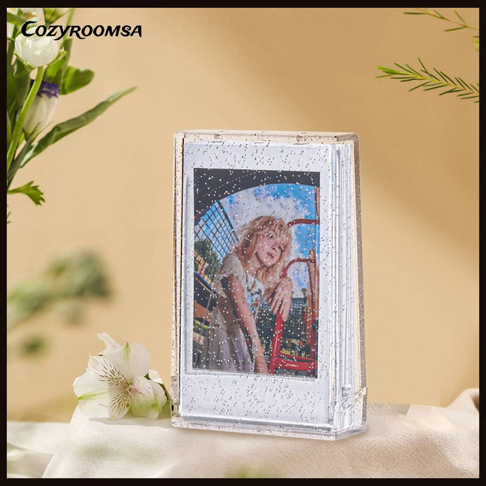 Khung Ảnh 3 Inch Mini Kèm Dây Buộc Dùng Làm Quà Tặng Sinh Nhật